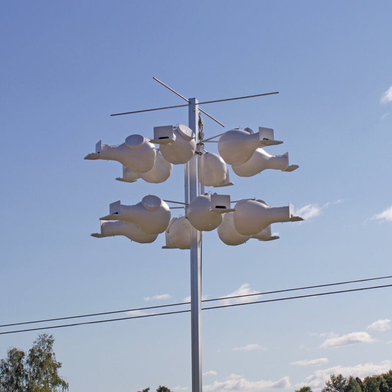 Super Deluxe 12 Gourd Rack & Pole with Gourds #5712 | Dutch Garden ...